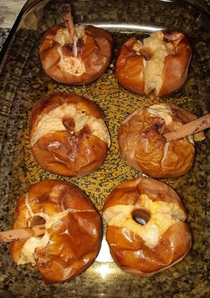 Foto de Maçãs assadas no forno