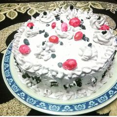 A picture of Choco chips cake.