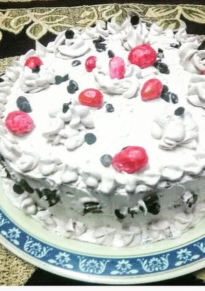 A picture of Choco chips cake.