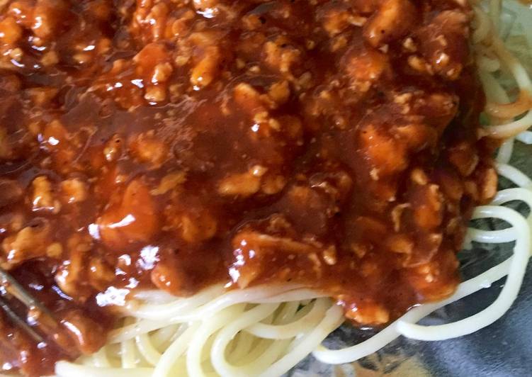Spaghetti Saus BBQ