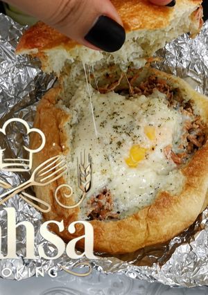 عکسی از دستور سوسیس تخم مرغ پنیری