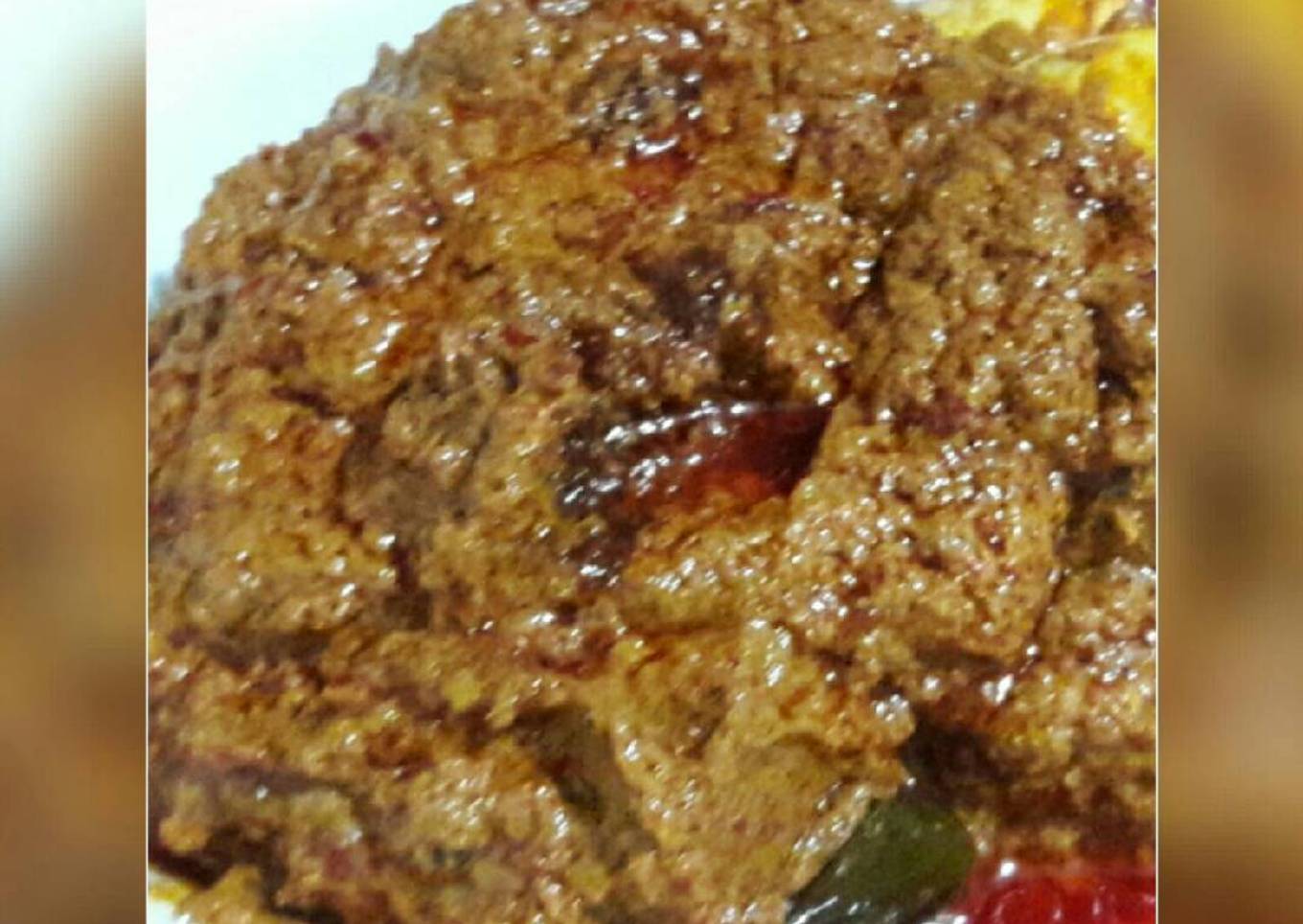 Rendang daging sapi