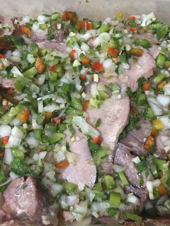 Una foto de Lengua a la vinagreta