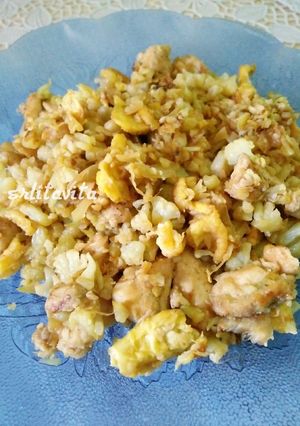 Foto resep Nasi Goreng Diet Cauliflower fried rice (bunga kol)