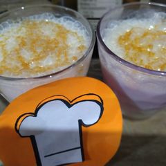 A picture of Banana honey shake.