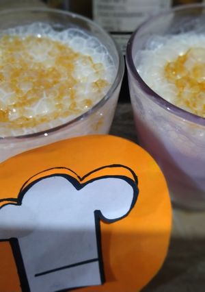 A picture of Banana honey shake.