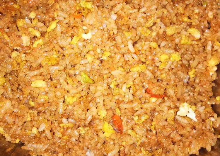 Nasi goreng tanpa sayur #MasakanRumahan