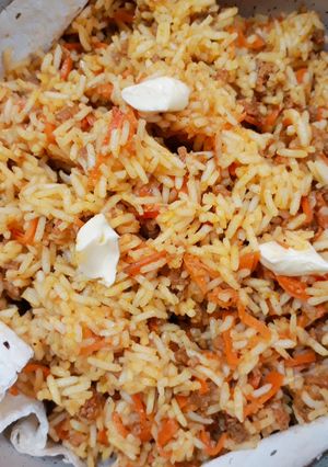 عکسی از دستور هویج پلو