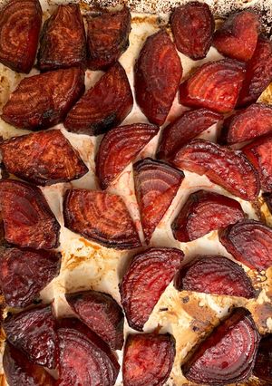 Foto di Barbabietole al forno con salsa di capperi