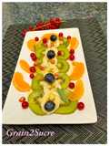 Le carpaccio de fruits façon Jean Imbert