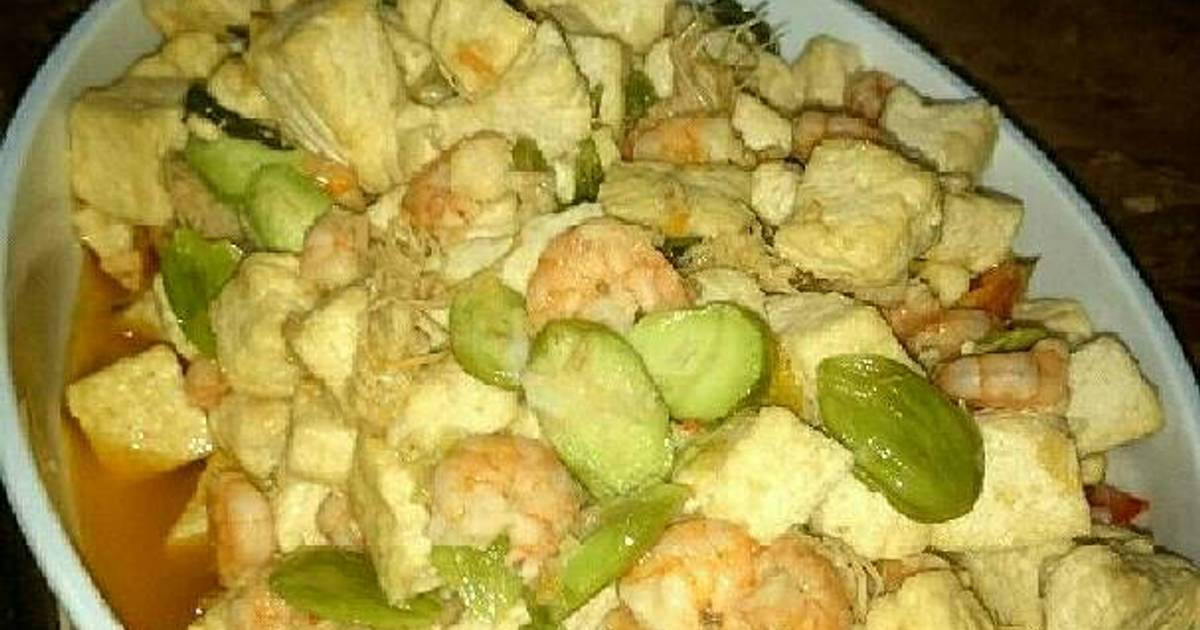  Resep  tumis udang tahu  pete kemangi  a la vijay oleh 