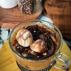 Choco Rasgulla Mug cake A picture of Choco Rasgulla Mug cake.