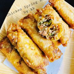 Chicken spring roll A picture of Chicken spring roll.