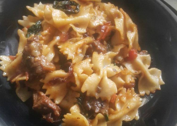 Recipe: Delicious Leftover pasta