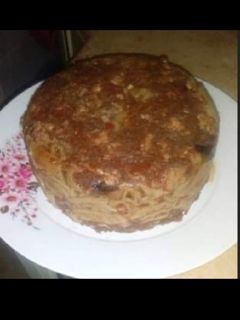 صورة لوصفة طاجن المكرونه بالفراخ احلى وأضمن من برا جربوها