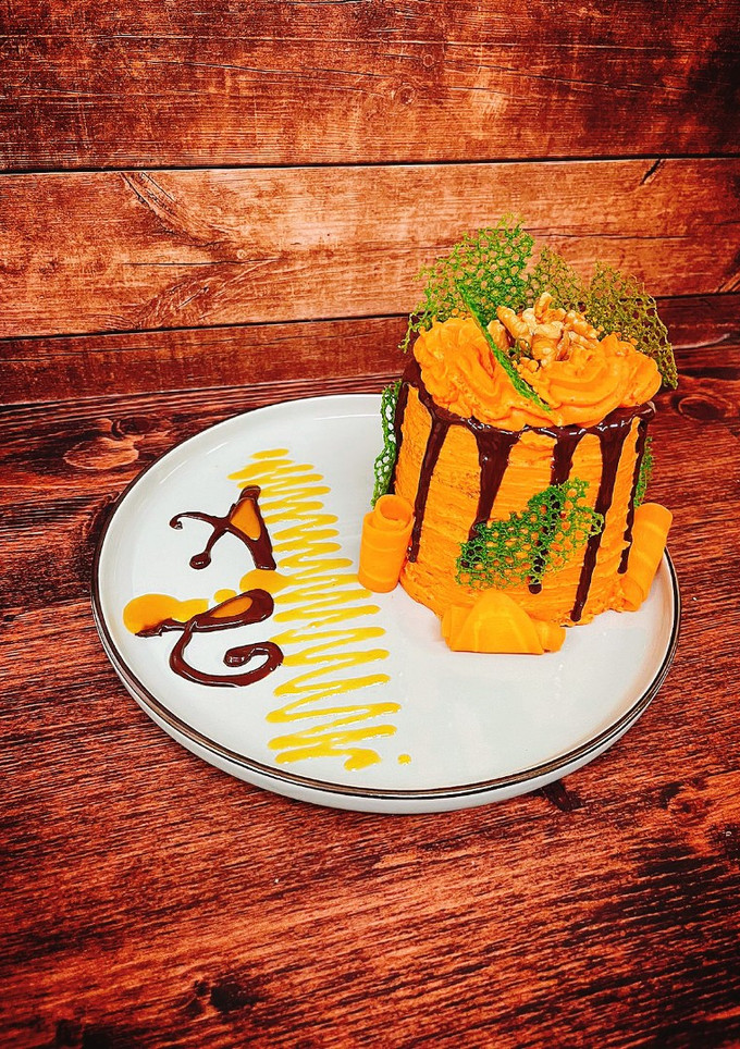 Una foto de Torta carrot cake
