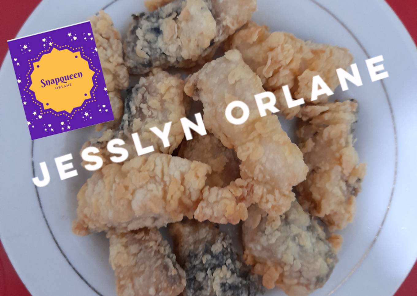 Ikan goreng tepung Jesslyn Orlane