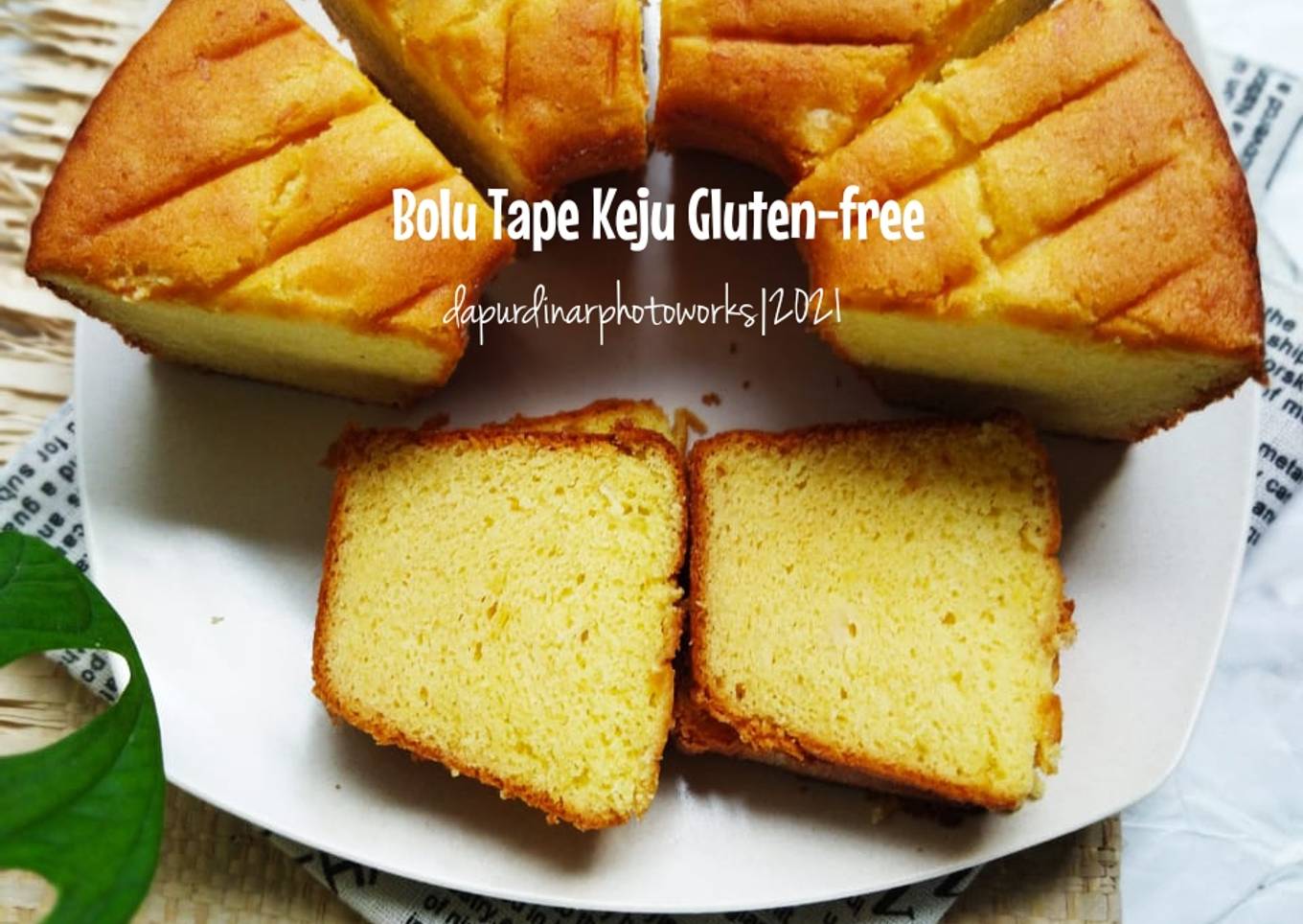 Bolu Tape Keju Gluten-free lembut