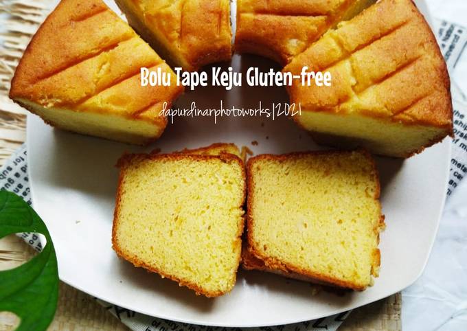 Bolu Tape Keju Gluten-free lembut