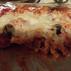 A picture of Pizza Pasta Bake.