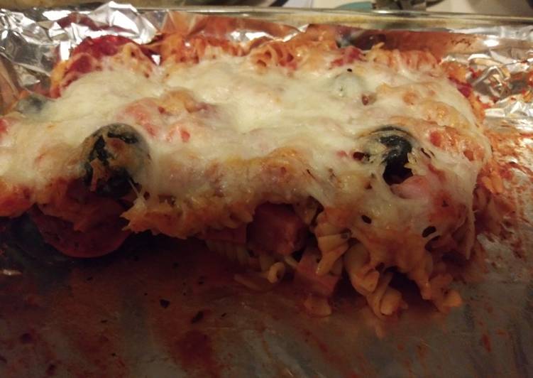 Steps to Make Super Quick Homemade Pizza Pasta Bake