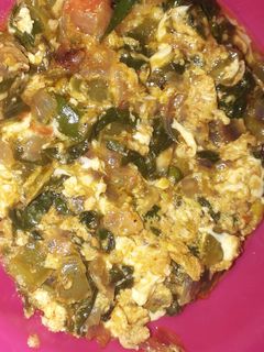 صورة لوصفة شكشوكة سلق