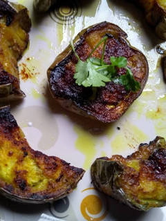 बैंगन भाजी (Baingan Bhaji recipe in Hindi) रेसिपी मुख्य फोटो