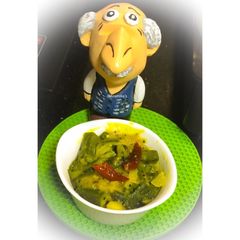 A picture of Bengali Style: Aloo-dhNyarosh ’er Chorchori.