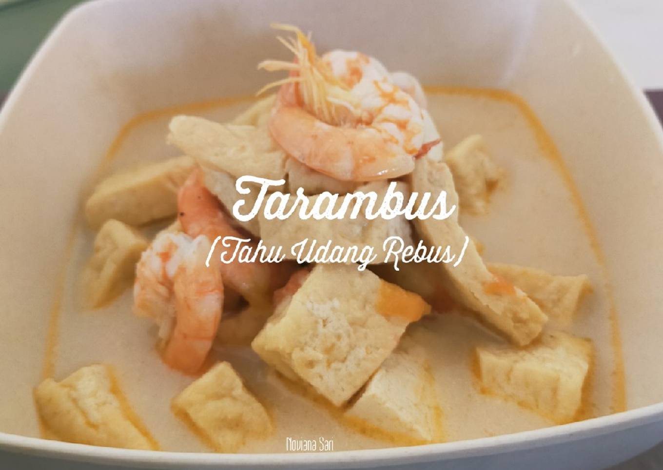 Tarambus (Tahu Udang Rebus)