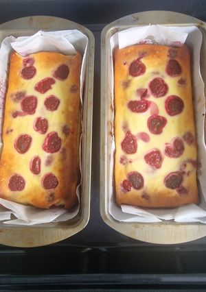O poză a rețetei Clafoutis cu zmeura.