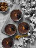 Chocolate and Toasted Almond Tapioca Pudding