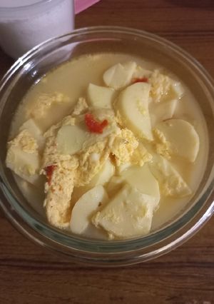 Foto resep Tofu egg drop (mpasi 9+)