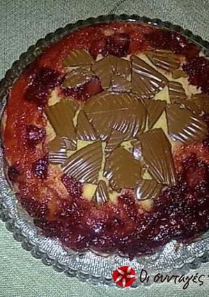 Φωτογραφία της συνταγής Φραουλόπιτα κέικ ανάποδη !!
