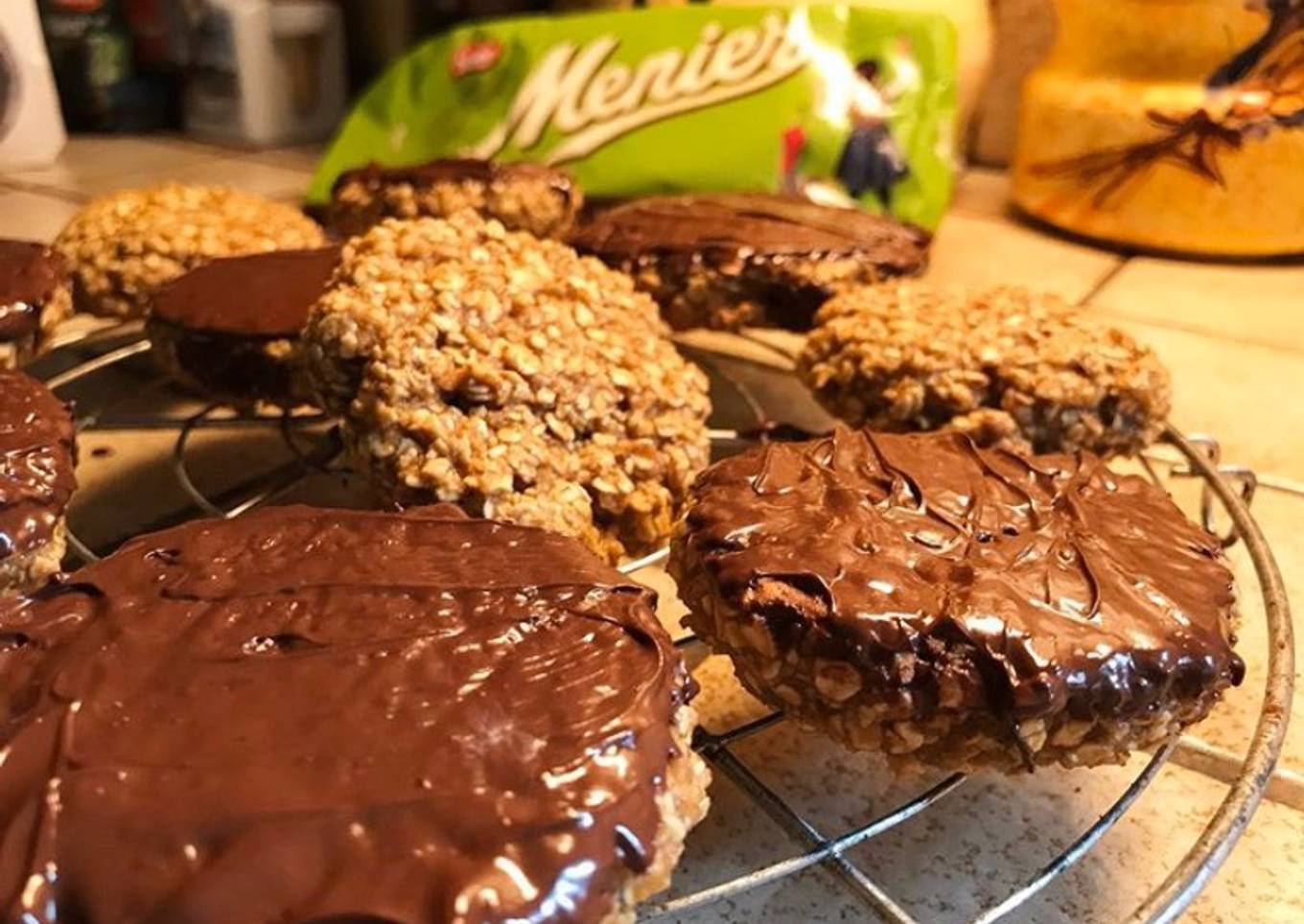 Biscuits aux flocons d’avoine et chocolat