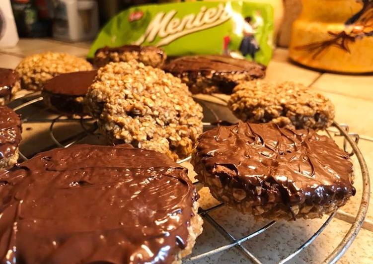 Comment Servir Biscuits aux flocons d’avoine et chocolat