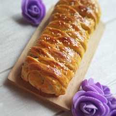 A picture of Banana Strudel.