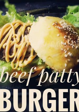 Foto resep Beef patty burger #kitaberbagi