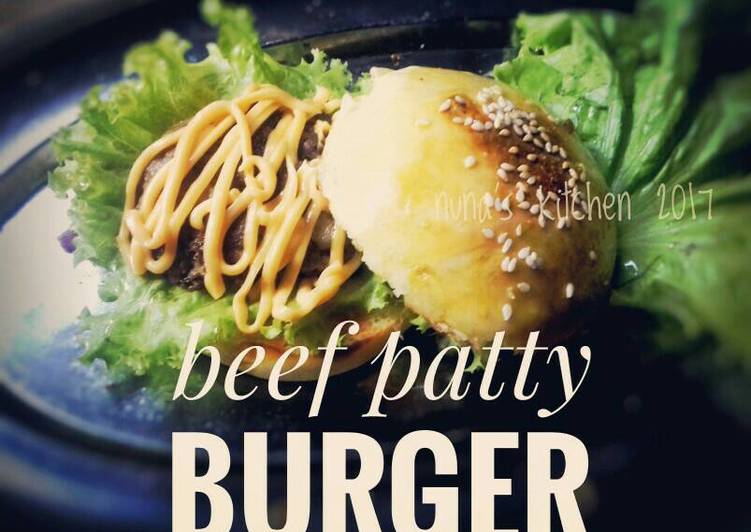 Recipe: Tasty Beef patty burger #kitaberbagi