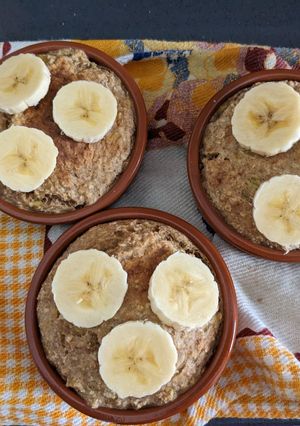 Foto principal de Tarrinas de avena y plátano
