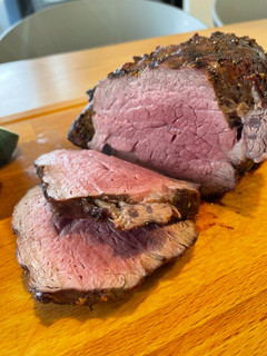 A picture of Oven-Roasted Ribeye Steak.