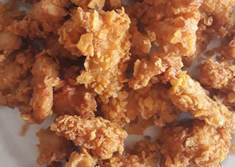Langkah Mudah untuk Menyiapkan Doritos Chicken Popcorn Anti Gagal