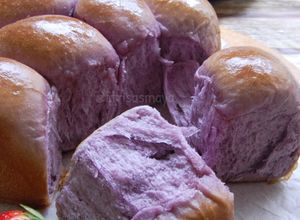 Foto resep Roti Sobek Ubi Ungu