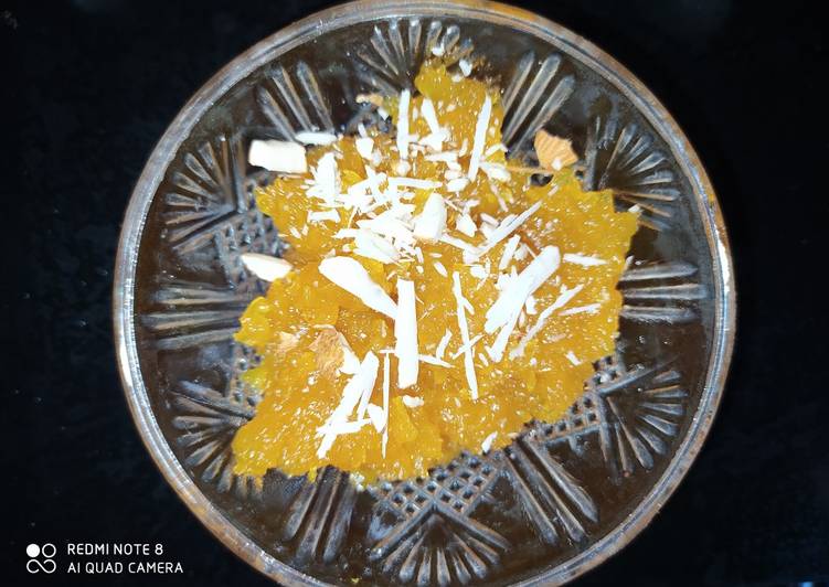 Steps to Make Perfect Pumpkin Halwa