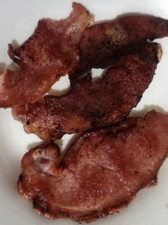 A picture of Fried Bacon.
