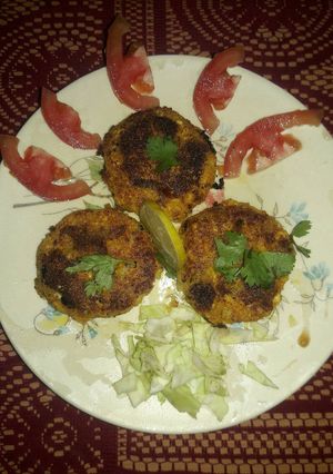 A picture of Paneer gobhi kebab.