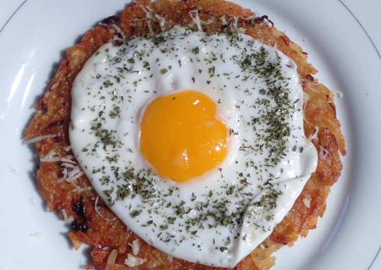 Cheese potato rosti