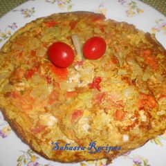Vegetable Egg Omelette A picture of Vegetable Egg Omelette.