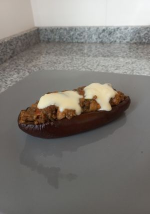 Una foto de Berenjenas rellenas
