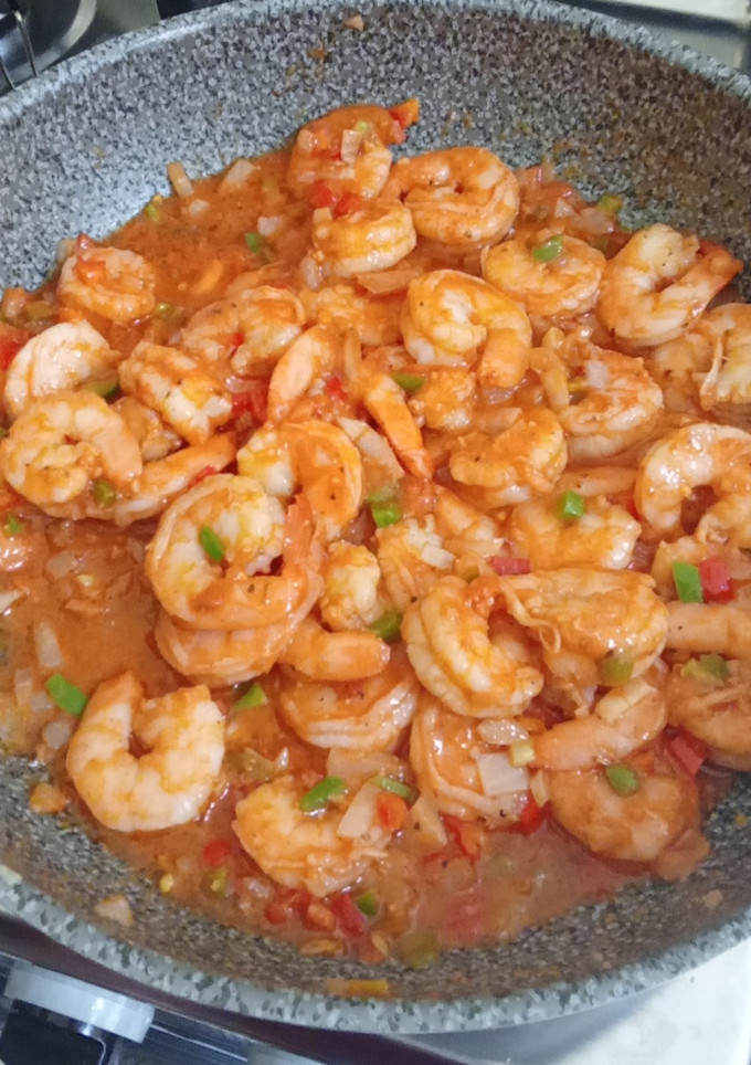 Una foto de Enchilado de camarones🍤