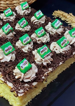 Foto resep Cake Potong Hias (bolu Jadul)
